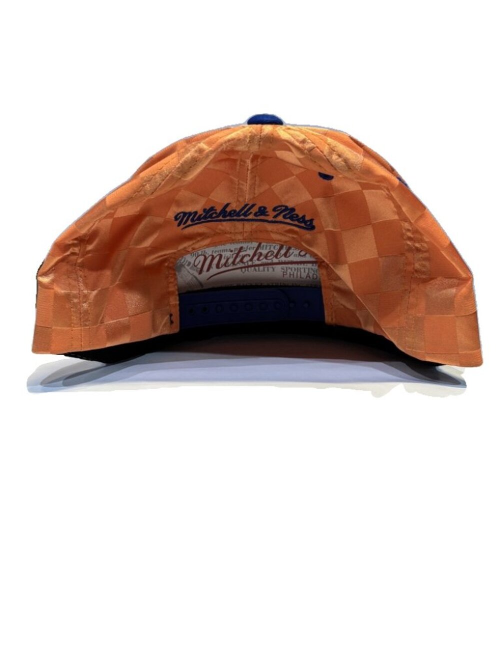 Mitchell & Ness Knicks Checkerboard Snapback - Picture 4 of 5